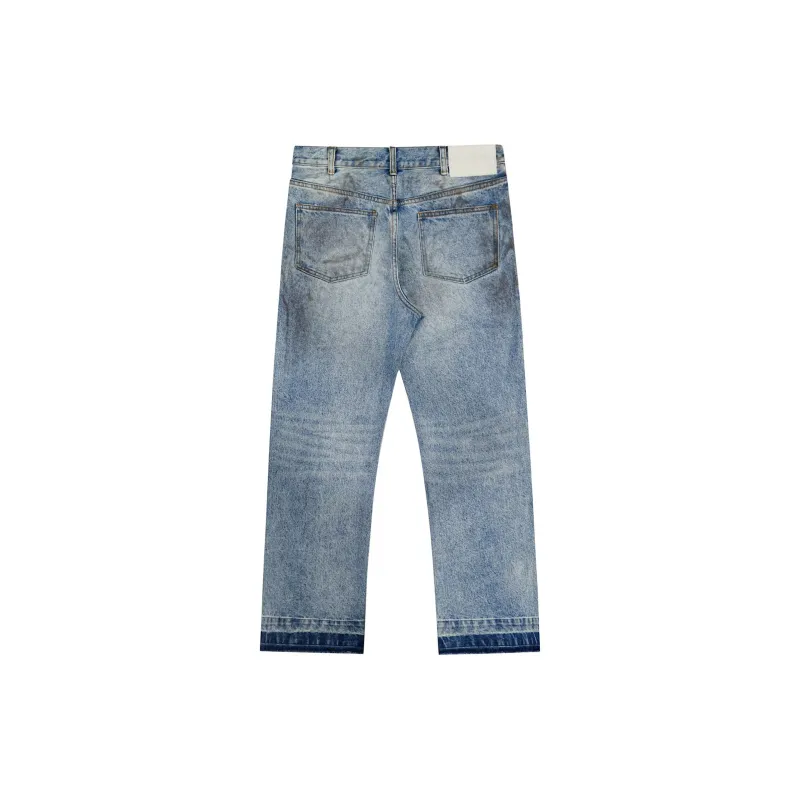 False Perception Jeans Unisex Washed Blue-1