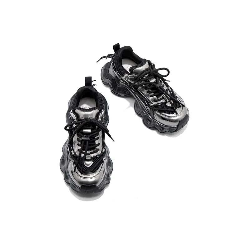 FALLINMISS Wave Shoe Series Low-Top Chunky Sneakers Women's-3