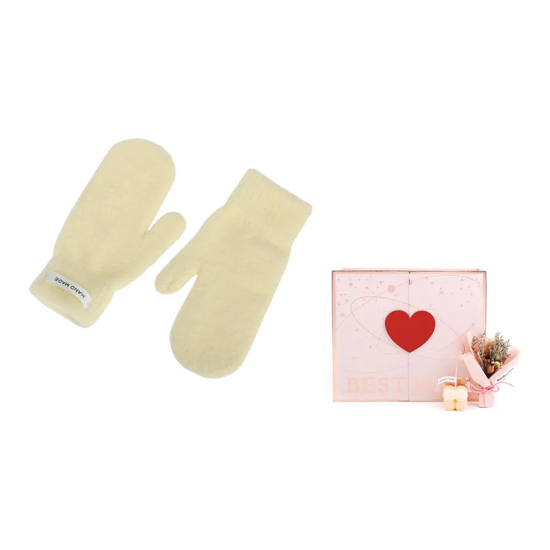 MUSTKOO Knit Gloves Women's-5