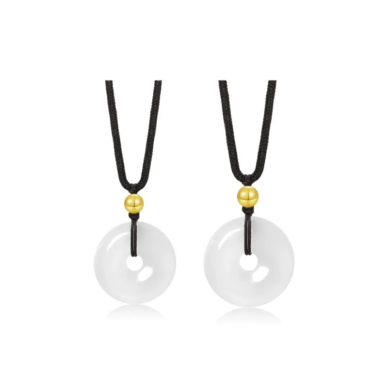 LOVING Chalcedony Necklaces Unisex-17
