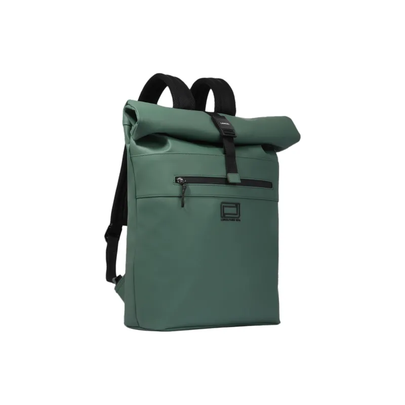 LANCEL Polyurethane Backpack Men's Dark Jadeite-1