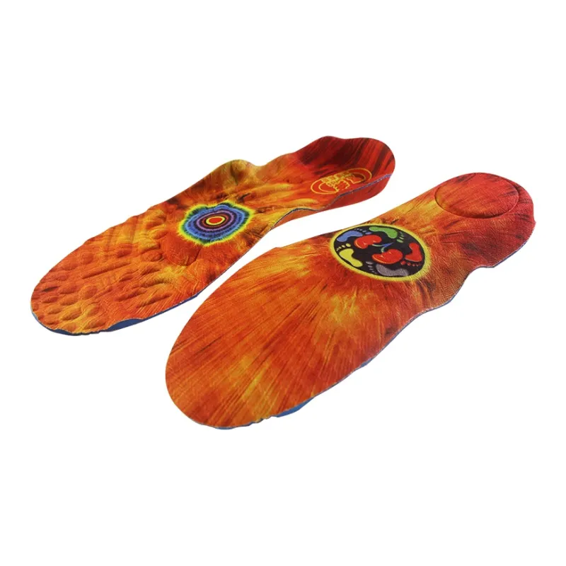 HAPENSS Foot Reflexology Meridian Moisture Wicking Deodorizing Insoles Men's-1