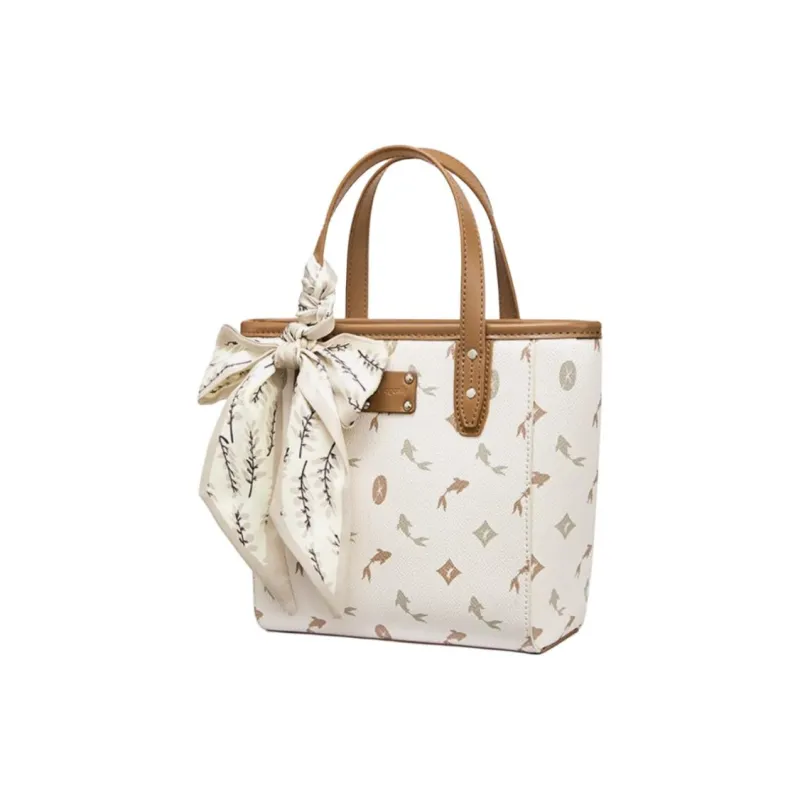 RED DRAGONFLY PVC Tote Bag, Shopping Bag, Portable Crossbody Bag, Shoulder Bag Medium Size Women's Pink/Light Brown-6