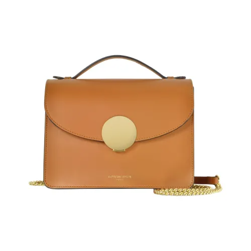 Le Parmentier Calfskin Portable Crossbody Bag Shoulder Bag Regular Women's Caramel