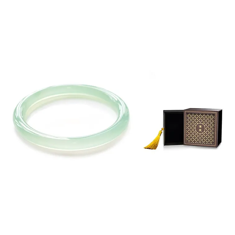 Yuanyanghuangjin Chalcedony Bangles Women's-4