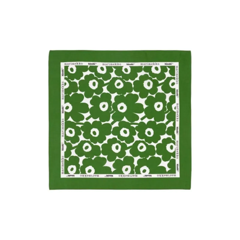 Marimekko Cotton Silk Scarves Men's Green-0
