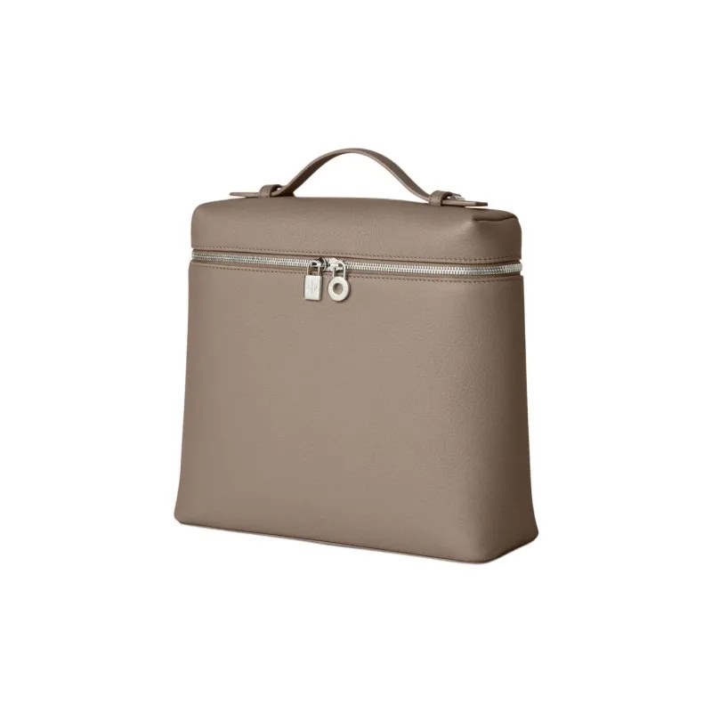 Loro Piana Calfskin Backpack Women's Warm Milk Scented-1