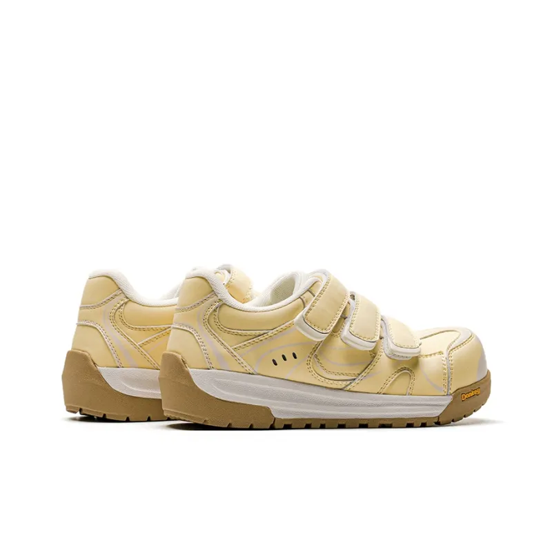 Mule Donkey Lightweight And Breathable Low Top Skateboard Shoes Unisex Light Yellow Box Included-3