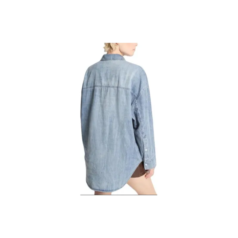 MICHAEL KORS Oversized Chambray Shirt-2