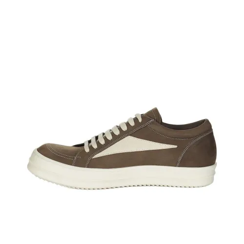 RICK OWENS Skateboard Shoes Men Low-Top Brown