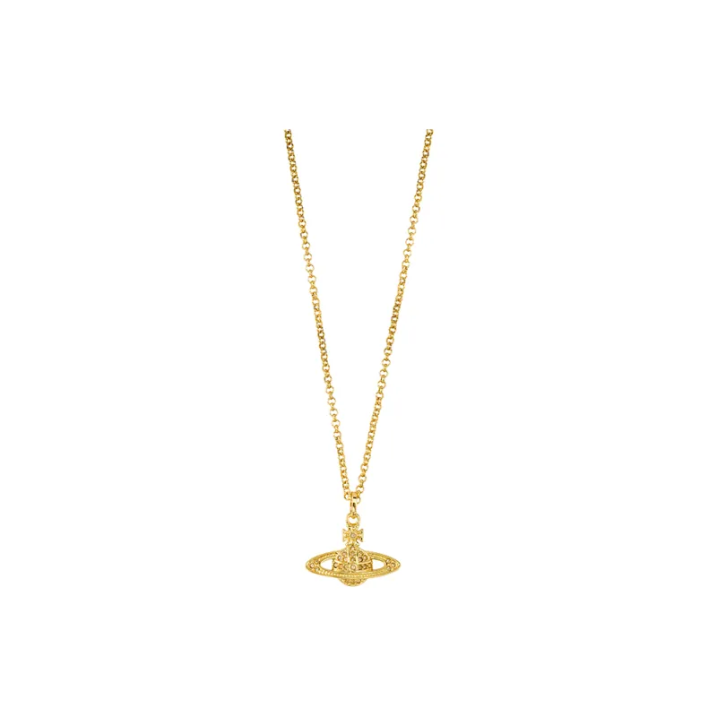 Vivienne Westwood Logo Plaque Necklace-0