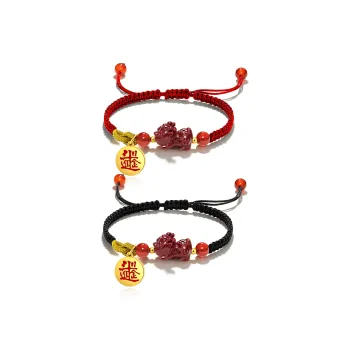 Jodie&Kevin The God Of Wealth Ancestral Court Joint Name Agate Bracelets Unisex