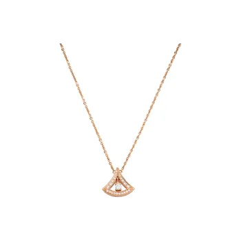 BVLGARI Divas' Dream Necklace Collection 18K Rose Gold Necklaces Unisex