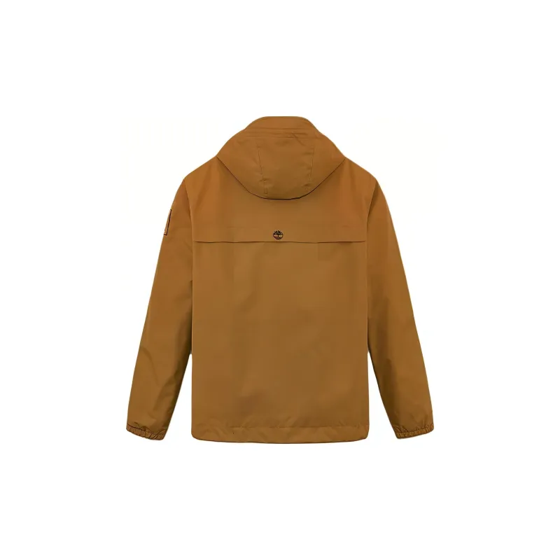 Timberland FW24 Outdoor Hiking Water Resistant Windproof Breathable Windbreaker Jacket Men Dark Wheat-1