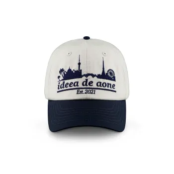 Ideeaideea Cotton British Vintage Baseball Cap Aime Unisex Red/Black/Navy Blue