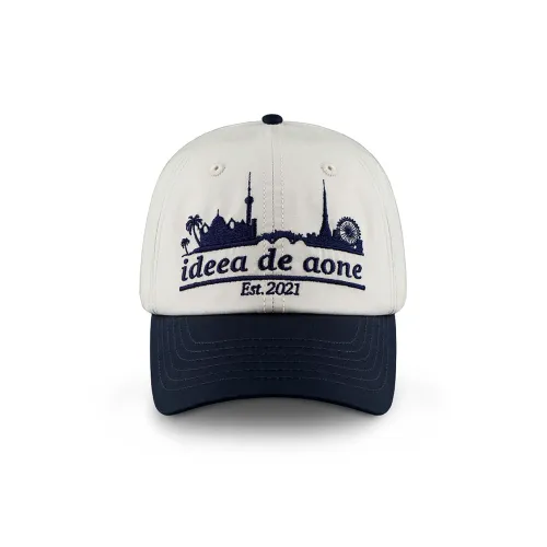 Ideeaideea Cotton British Vintage Baseball Cap Aime Unisex Red/Black/Navy Blue