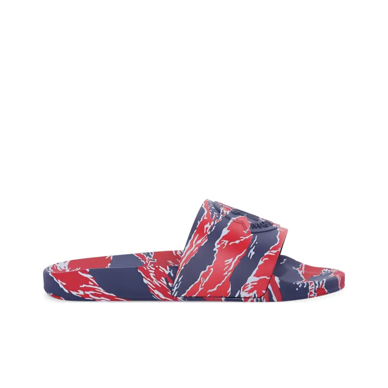 Moncler Basile Slide 'Tiger Print Red Blue'-1