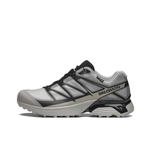 SALOMON XT Pathway Cushioned Anti Slip Wear Resistant And Water Resistant Low Top Running Shoes Unisex Flint Gray