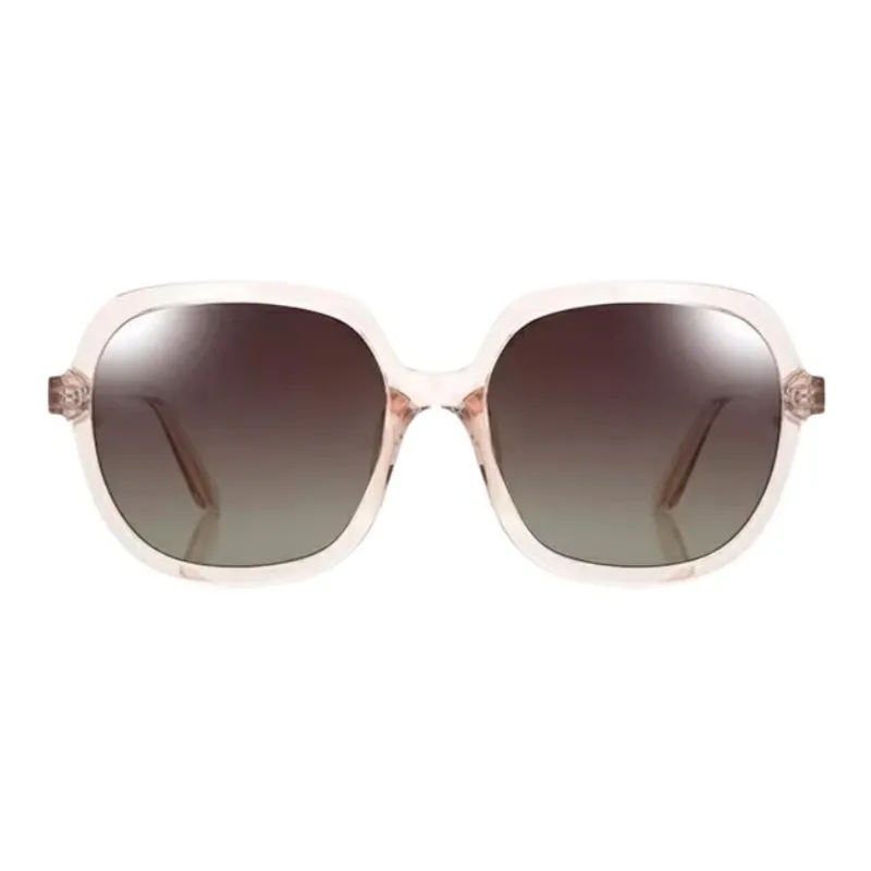 JINS TR/Memory Plastic Square Sunglasses Men's Pink-1