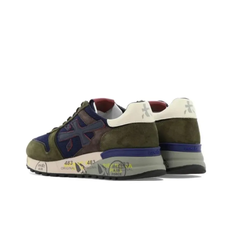 PREMIATA Mick Cushioning Low-Top Casual Shoes Men's Turquoise-3