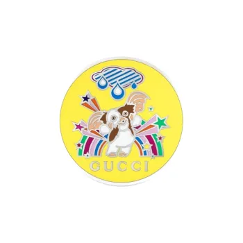 GUCCI Metal Brooches Men's Multicolor
