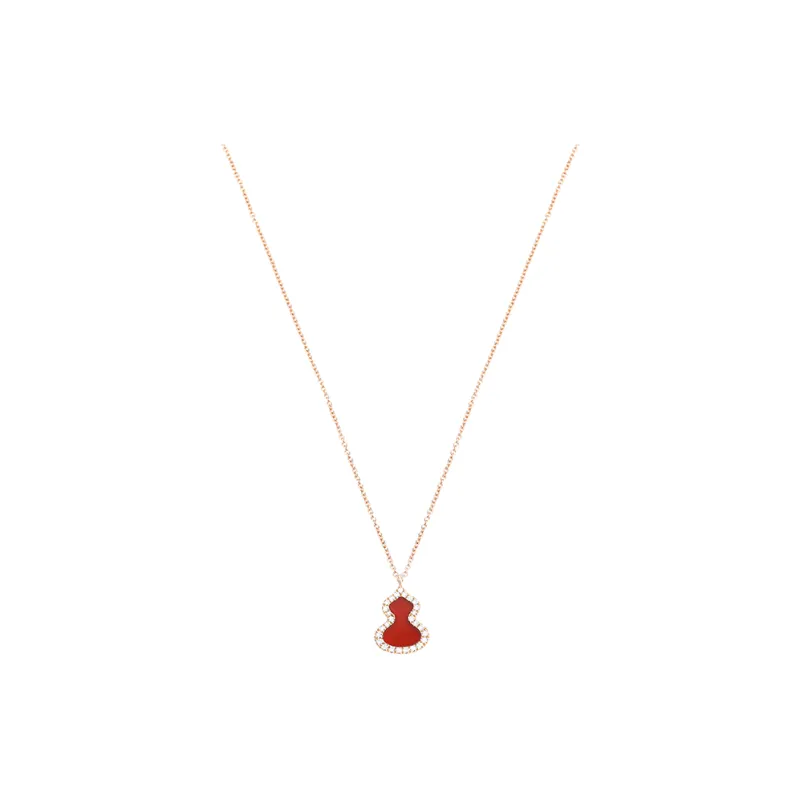 Qeelin 18K Gold Necklaces Women's Red-0