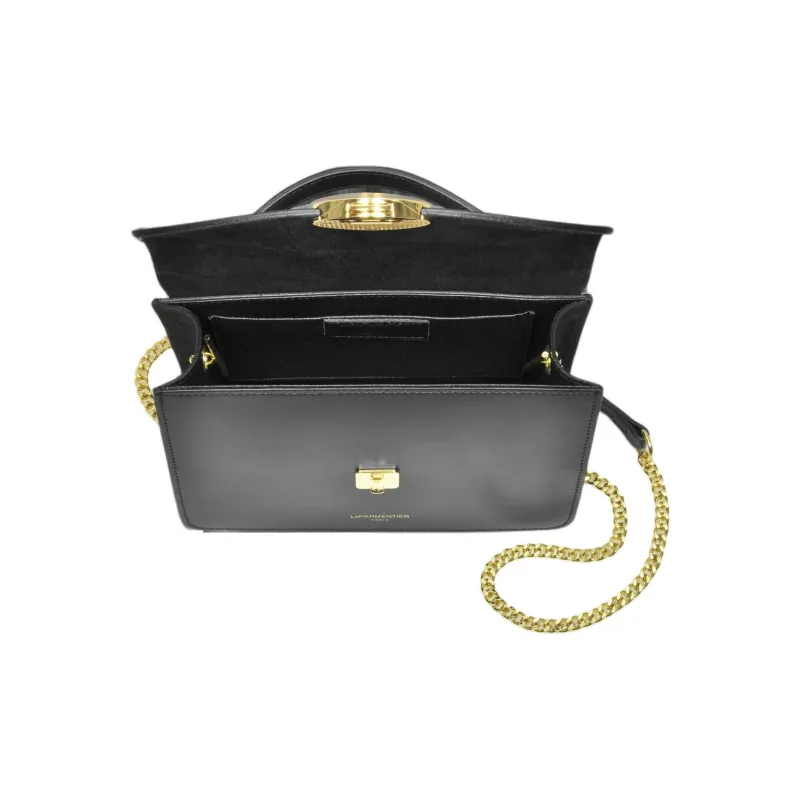 Le Parmentier Calfskin Portable Crossbody Bag Shoulder Bag Regular Women's Black-2