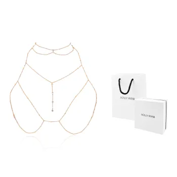 HOLLY RYAN Sexily Creative Dramatic And Grand European And American Fashion Round Bead Chain Body Chain Women's