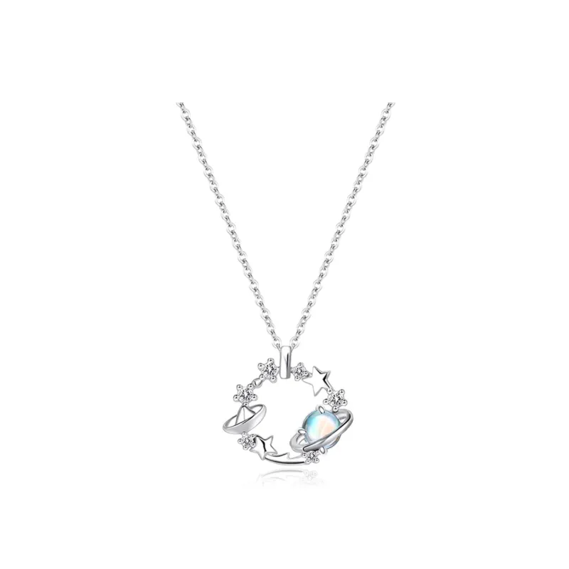 MISS TOOYA S925 Silver Necklaces Women's-0
