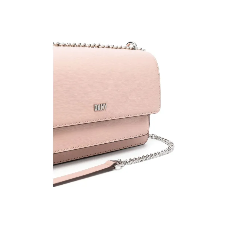 DKNY Calfskin Shoulder Bag Crossbody Bag Small Size Women's Rose Pink-2