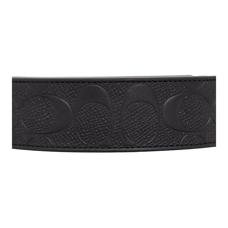 COACH Plaque Buckle Cut To Size Reversible Belt-4