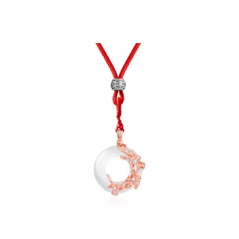 Far Mountain Joe Colored Glaze Jade Necklaces Unisex