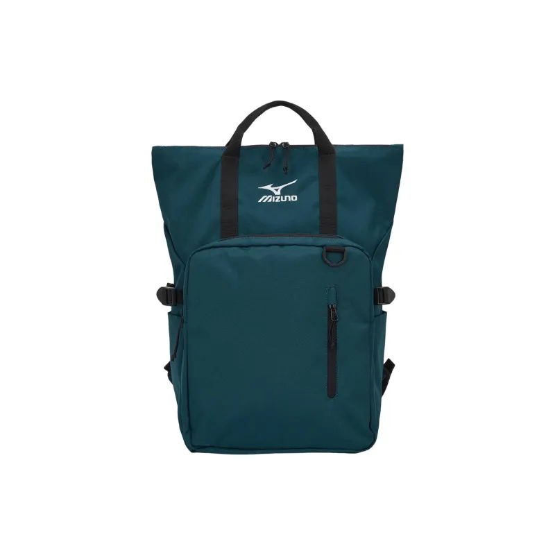 Mizuno Polyester Backpack Regular Unisex Blue Green-0