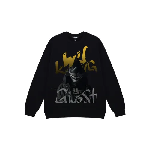 MK MONKEY KING Sweatshirts Unisex Black