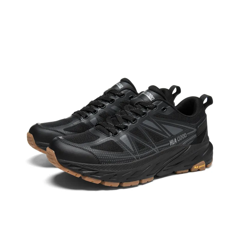HLA Breathable Mesh Running Shoes With Cushioning Sports Running Shoes Casual Shoes Men's-1