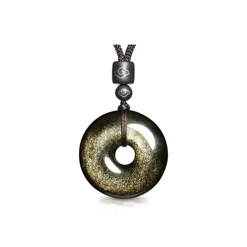 Sweet Kisses Obsidian Necklaces Unisex-5
