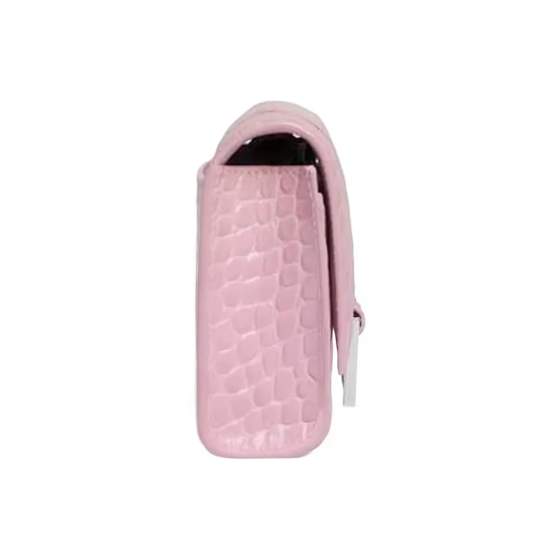 Balenciaga Calfskin Shoulder Bag Women's Pink-3