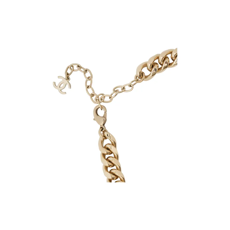 CHANEL 22c Early Spring Necklaces Women's Gold-1