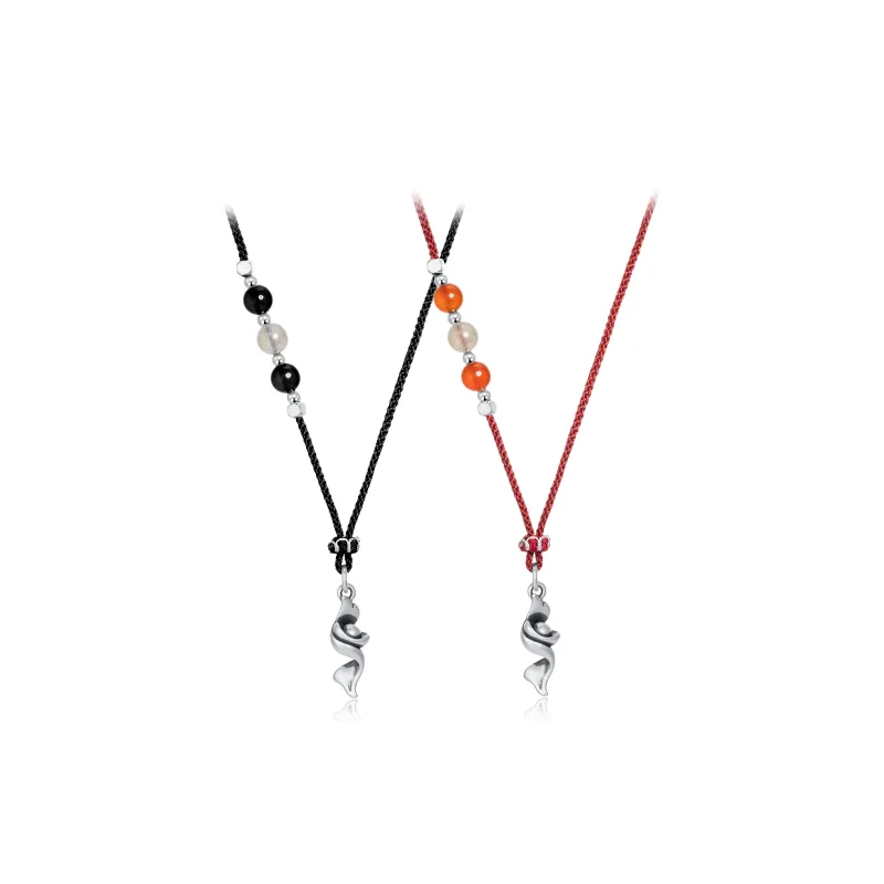 Jodie&Kevin The God Of Wealth Ancestral Court Joint Name Colored Glaze Necklaces Unisex-2