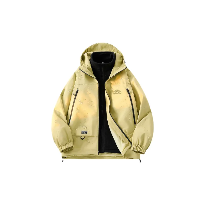 ROBINHOOD Waterproof And Windproof To Keep Warm Windbreaker Jacket Unisex Black-10