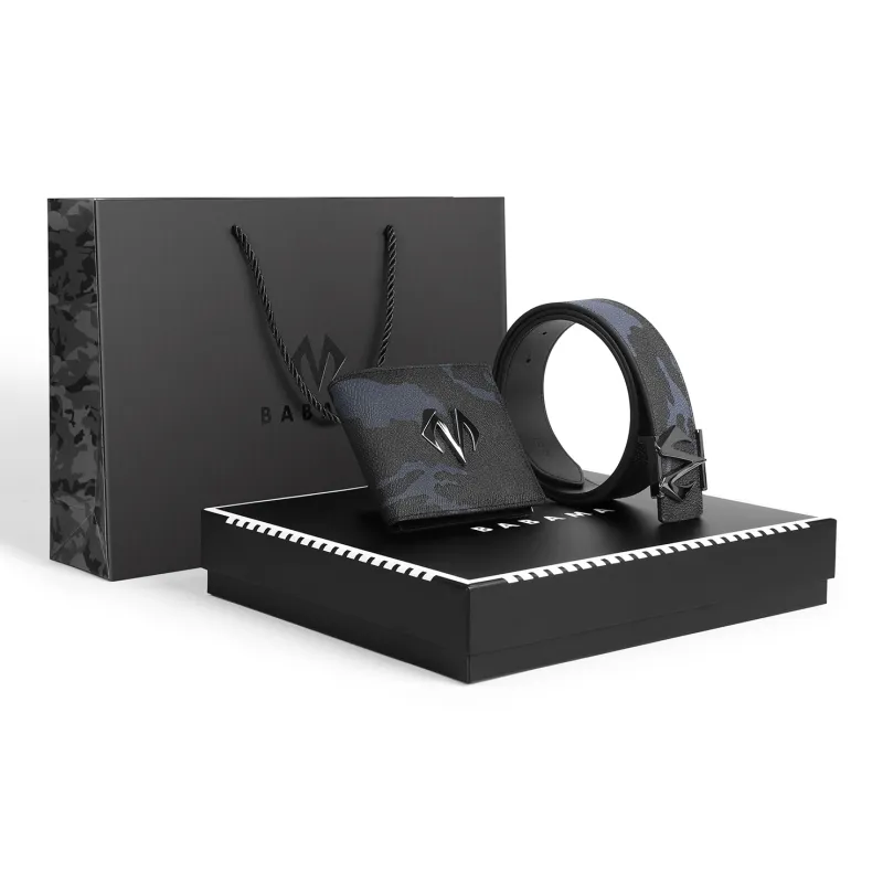 BABAMA Wallet Belt With Smooth Buckle Unisex-0