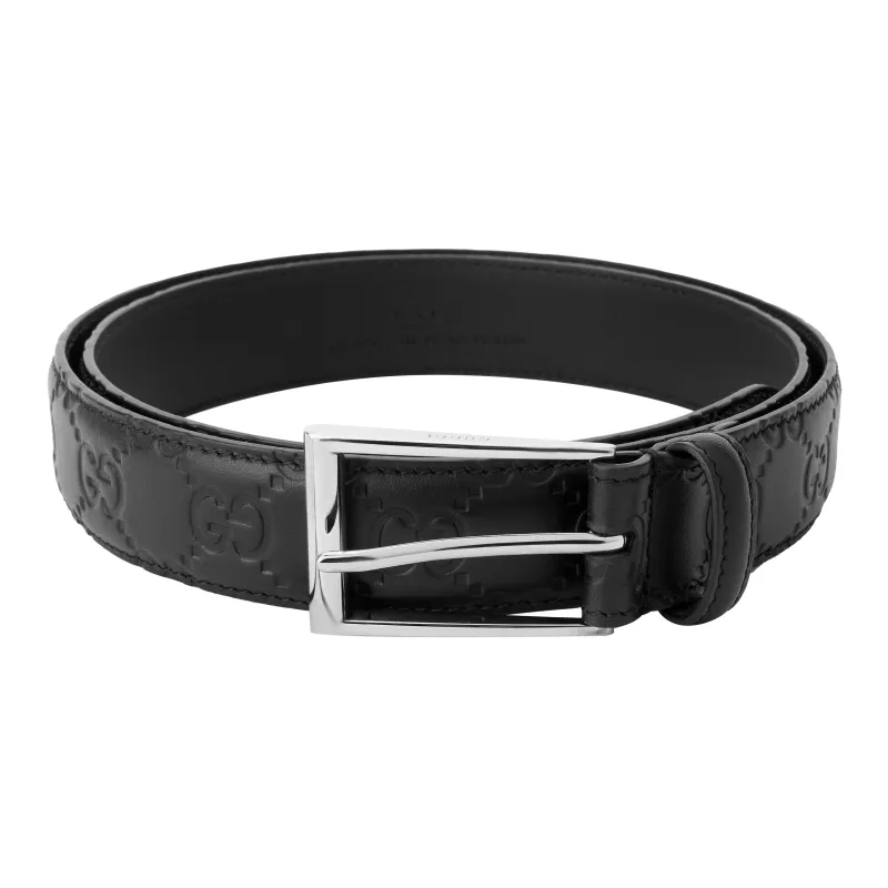 GUCCI Signature Belt With Gg Detail 1 Width-0