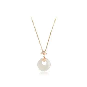 Jingleo Chalcedony Necklaces Women's