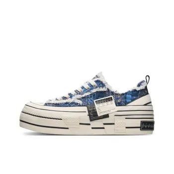 VESSEL Anti Slip Wear Resistant Low Top Skateboard Shoes Unisex Seine River Blue