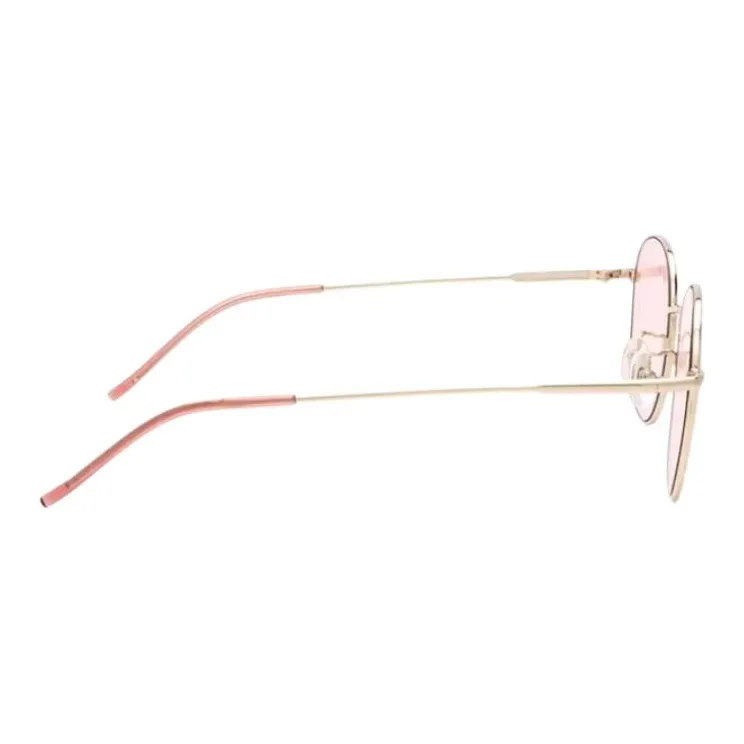JINS Metal Oval Sunglasses Unisex Gold-3