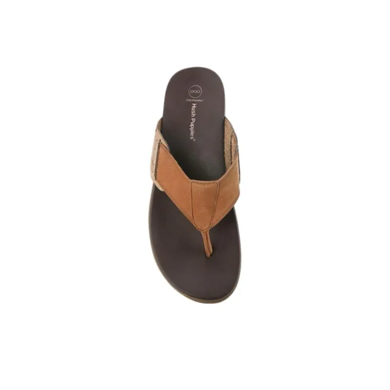 Hush Puppies Flip Flops Men's Tan-2
