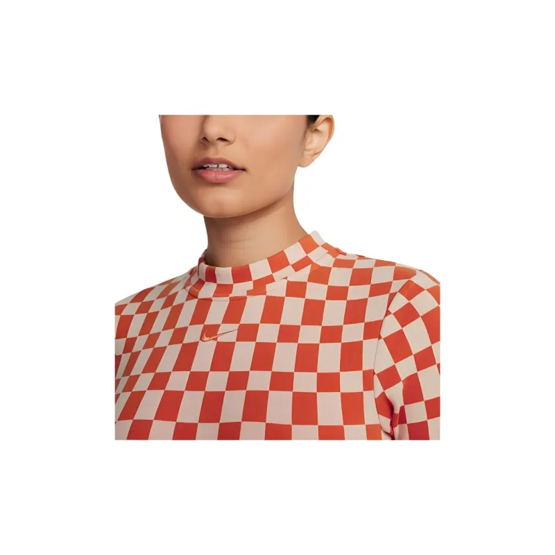 Nike SS24 Jumpsuit Women's Orange Red-2