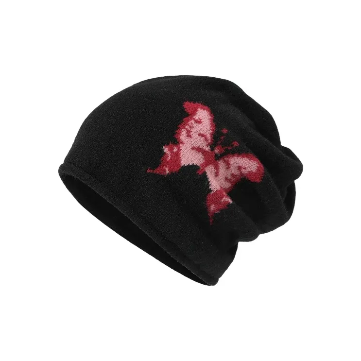 FREE RABBITⅡ Warm Large Head Circumference Face Framing Headwrap Hat Versatile Cold Cap Women's-0
