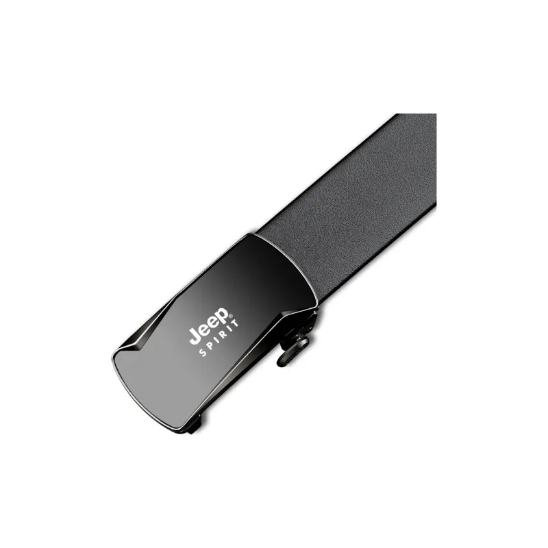 JEEP SPIRIT Men's Genuine Leather Automatic Buckle Belt With Pure Cow Leather Top Layer Business Ready Men's-5