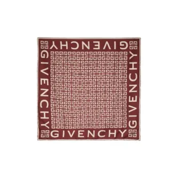 GIVENCHY Silk Scarves Women's Red